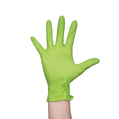 AURELIA RENEW-BIO NITRILE PF APPLE GREEN 2.2M L